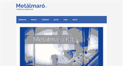 Desktop Screenshot of metalmaro.hu